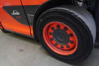 Muletto usato LINDE E 50/600 HL 388 ELEKTRO VIERRADFRONTSTAPLER (12902782)