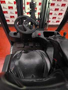 Muletto usato LINDE E12 386 ELEKTRO DREIRADFRONTSTAPLER (13014094)
