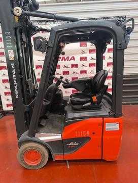 Muletto usato LINDE E12 386 ELEKTRO DREIRADFRONTSTAPLER (13014094)