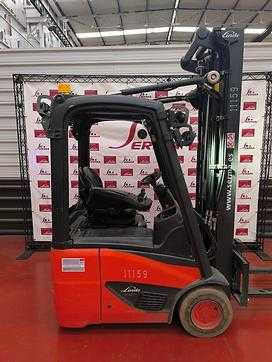 Muletto usato LINDE E12 386 ELEKTRO DREIRADFRONTSTAPLER (13014094)