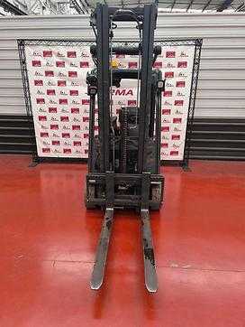 Muletto usato LINDE E12 386 ELEKTRO DREIRADFRONTSTAPLER (13014094)