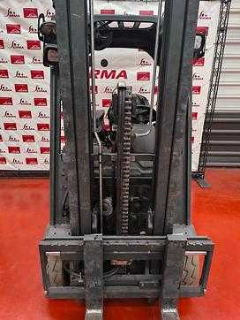 Muletto usato LINDE E12 386 ELEKTRO DREIRADFRONTSTAPLER (13014094)