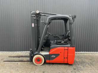 Muletto usato LINDE E14-02 ELEKTRO DREIRADFRONTSTAPLER (13060520)