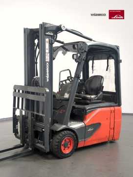 Muletto usato LINDE E16-386-01 ELEKTRO VIERRADFRONTSTAPLER (13075582) backdrop