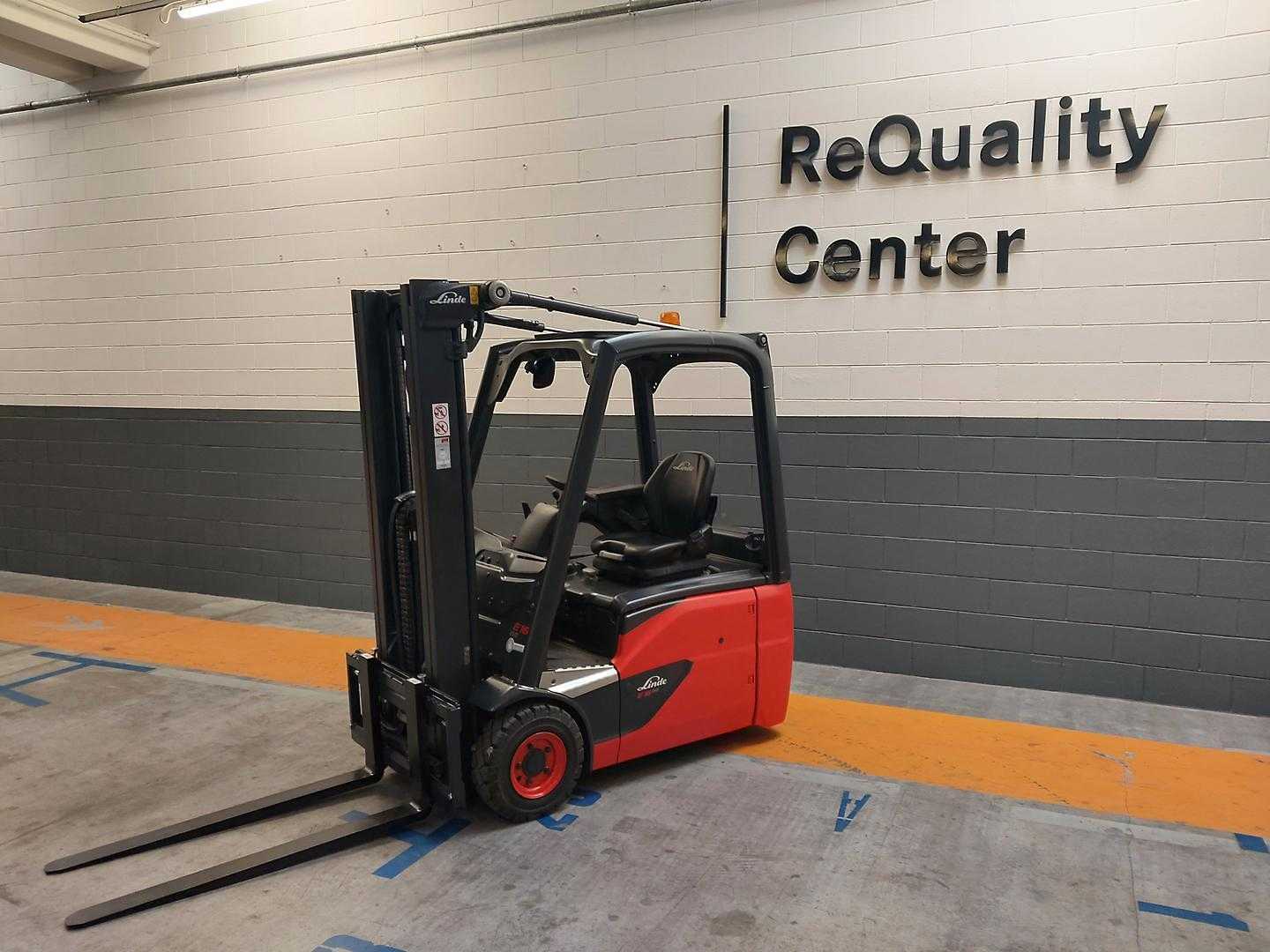 Muletto usato LINDE E16 ELEKTRO DREIRADFRONTSTAPLER (12980960)