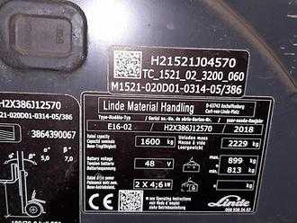Muletto usato LINDE E16 ION ELEKTRO DREIRADFRONTSTAPLER (13050678)