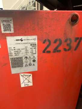 Muletto usato LINDE E16H ELEKTRO DREIRADFRONTSTAPLER (13056942)