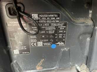 Muletto usato LINDE E16L-02 ELEKTRO DREIRADFRONTSTAPLER (13073442)