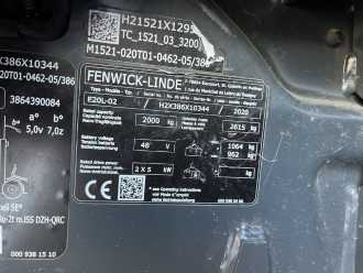 Muletto usato LINDE E20L-02 ELEKTRO DREIRADFRONTSTAPLER (13075445)