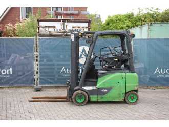Muletto usato LINDE E20PH-02 ELEKTRO VIERRADFRONTSTAPLER (13041378)
