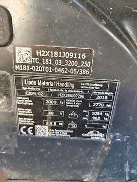 Muletto usato LINDE E20PL-02 ELEKTRO VIERRADFRONTSTAPLER (13071209)