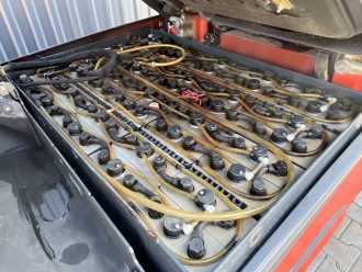 Muletto usato LINDE E25-01 ELEKTRO VIERRADFRONTSTAPLER (12978428)
