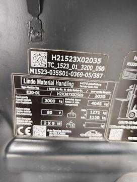Muletto usato LINDE E30-01 ELEKTRO VIERRADFRONTSTAPLER (13043526)