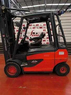 Muletto usato LINDE E40/600 H ELEKTRO VIERRADFRONTSTAPLER (13017703) backdrop