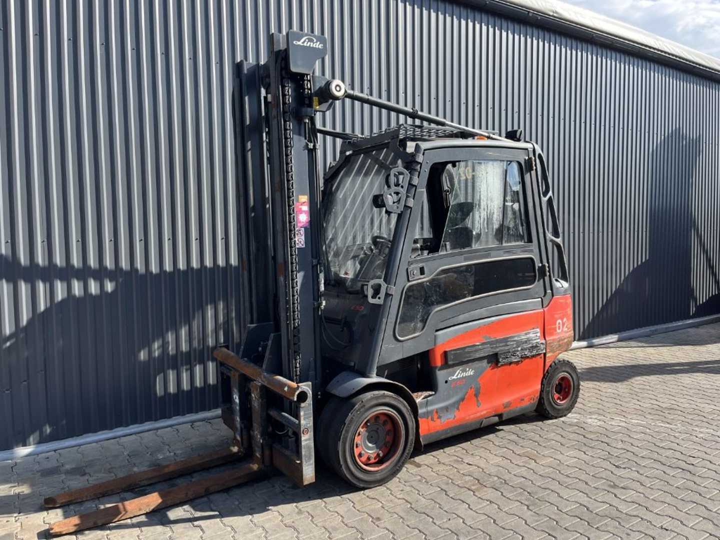 Muletto usato LINDE E50HL-01 ELEKTRO VIERRADFRONTSTAPLER (12997052)