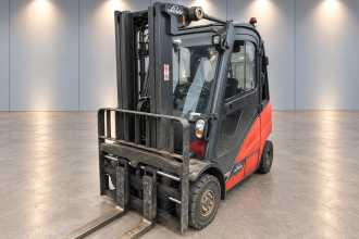 Muletto usato LINDE H 25 T - 02 /58675/ GAS VIERRADFRONTSTAPLER (13066417) backdrop