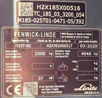 Muletto usato LINDE H 25 T - 02 AIRCO TOP CONDITION WEITERE WEITERE (13053254)
