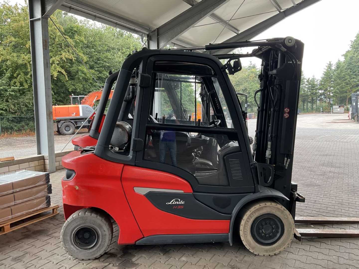 Muletto usato LINDE H 35 T 01 GAS VIERRADFRONTSTAPLER (13064734)