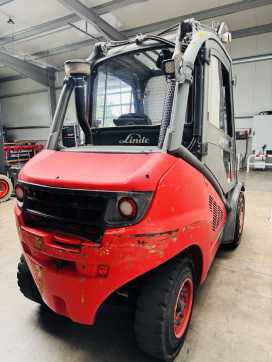 Muletto usato LINDE H 45 D-02 EVO 3B Kabine Triplex STVO DIESEL VIERRADFRONTSTAPLER (13051426)