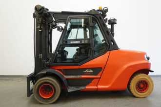 Muletto usato LINDE H 80 D/1100 EVO 396-03 DIESEL VIERRADFRONTSTAPLER (13001710)