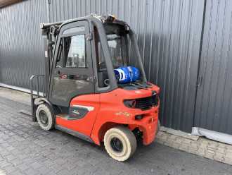 Muletto usato LINDE H25T-01 GAS VIERRADFRONTSTAPLER (13065388)