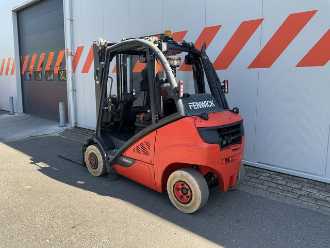 Muletto usato LINDE H25T-02 GAS VIERRADFRONTSTAPLER (13041238)
