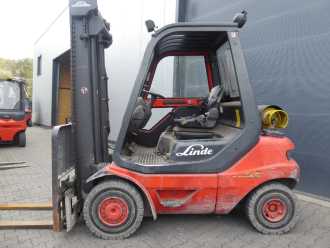 Muletto usato LINDE H25T-03 GAS VIERRADFRONTSTAPLER (13047310)