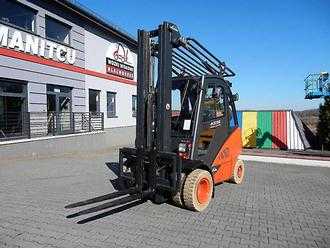 Muletto usato LINDE H30D-02 Triplex , side shift DIESEL VIERRADFRONTSTAPLER (12999445)