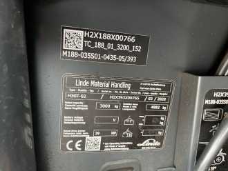 Muletto usato LINDE H30T-02 GAS VIERRADFRONTSTAPLER (13050991)