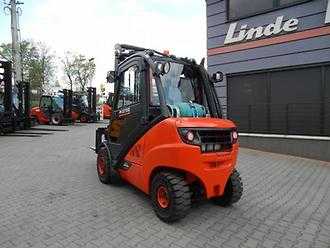 Muletto usato LINDE H30T-02 Side shift GAS VIERRADFRONTSTAPLER (13039659)