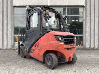Muletto usato LINDE H35D-02 DIESEL VIERRADFRONTSTAPLER (13040417)