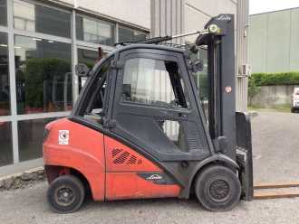 Muletto usato LINDE H35D-02 DIESEL VIERRADFRONTSTAPLER (13040417)