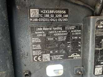 Muletto usato LINDE H35D-02 DIESEL VIERRADFRONTSTAPLER (13040937)