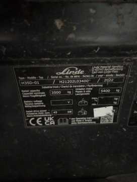 Muletto usato LINDE H35D-1202-01 DIESEL VIERRADFRONTSTAPLER (13072934)