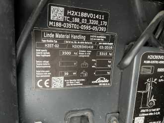 Muletto usato LINDE H35T-02 GAS VIERRADFRONTSTAPLER (13069058)