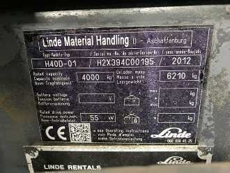Muletto usato LINDE H40D-01 DIESEL VIERRADFRONTSTAPLER (13025965)