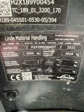Muletto usato LINDE H45D-394-02 DIESEL VIERRADFRONTSTAPLER (13043176)