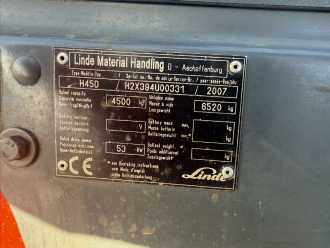 Muletto usato LINDE H45D Containerfähig DIESEL VIERRADFRONTSTAPLER (13075332)