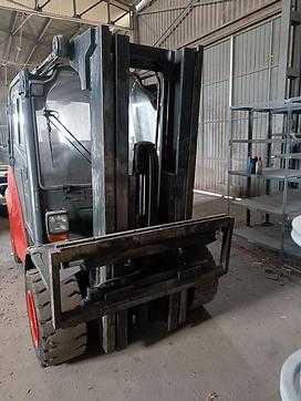 Muletto usato LINDE H50D-01 DIESEL SCHUBMASTSTAPLER (13020645)