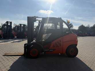 Muletto usato LINDE H50D-02 Containerfähig DIESEL VIERRADFRONTSTAPLER (13072452)