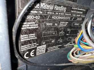 Muletto usato LINDE H50D-02 DIESEL VIERRADFRONTSTAPLER (13027628)