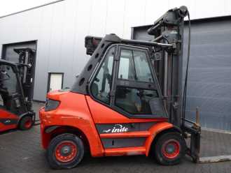 Muletto usato LINDE H60D-01 DIESEL VIERRADFRONTSTAPLER (12904641)