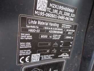 Muletto usato LINDE H60D-03 DIESEL VIERRADFRONTSTAPLER (12933964)