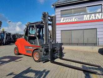 Muletto usato LINDE H80T-01/1100 Fork positioner GAS VIERRADFRONTSTAPLER (12999480)