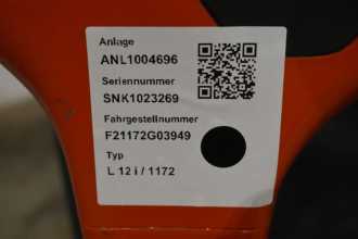 Muletto usato LINDE L 12 i 1172 ELEKTRO HOCHHUBWAGENDEICHSEL (13036690)
