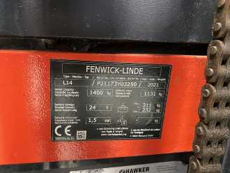 Muletto usato LINDE L14 ELEKTRO HOCHHUBWAGENDEICHSEL (13033814)