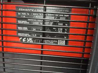 Muletto usato LINDE L14 ELEKTRO HOCHHUBWAGENDEICHSEL (13067164)