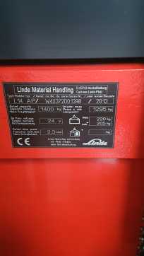 Muletto usato LINDE L14AP ELEKTRO HOCHHUBWAGENDEICHSEL (12920925)
