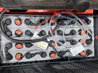 Muletto usato LINDE L14AP ELEKTRO NIEDERHUBWAGENSEMIELEKTRISCH (13058587)