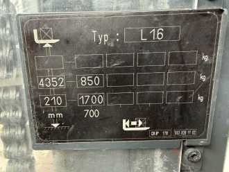 Muletto usato LINDE L16i ELEKTRO HOCHHUBWAGENDEICHSEL (13066310)